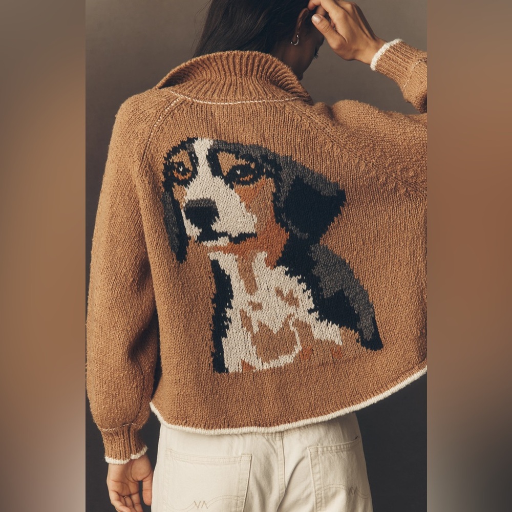 The Jesse Dog Icon Cardigan
Sweater by Pilcro / Anthropologie/ Size XL